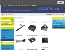 Tablet Screenshot of amcorth.com